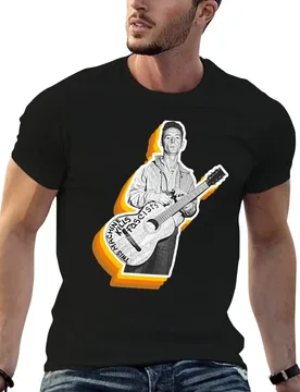 Woody Guthrie Sepia Folk Singer Songwriter Fan Art T-Shirt man graphic t shirt t shirt man plain T-Shirt - Aliexpress - FashionsVida