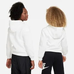 Sportswear Club Kinder Kapuzensweater, weiß US: XS