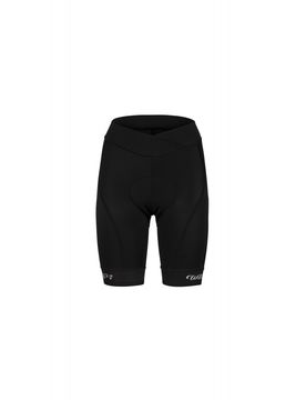 Pantaloncini bici ciclismo CLUB donna senza bretelle nero