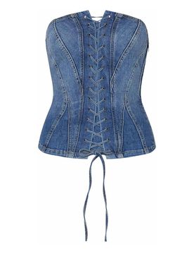Liu Jo Top bustier in denim