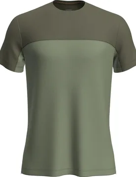 Merino Blend 125 Cool-Lite™ Sphere Colour Block Herren T-Shirt, grün S - Icebreaker - FashionsVida
