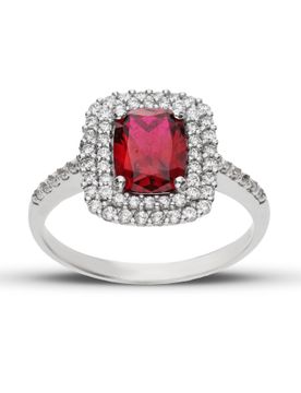 Anello Donna Oro Bianco GL101797
