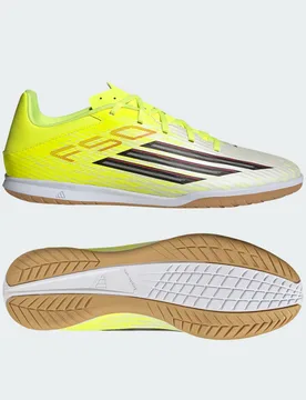 Scarpe da calcio Indoor F50 CLUB 44 2/3 Team Solar Yellow 2 / Core Black / Lucid Red - Adidas - FashionsVida