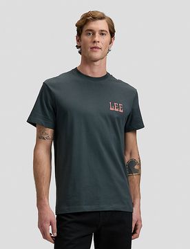 Relaxed Vinyl Tee Washed Black Größe S male