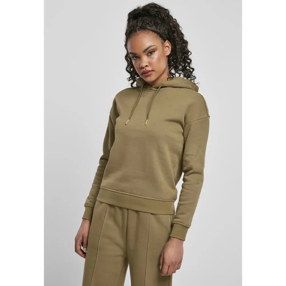 Felpa Con Cappuccio Tb152 Olive Green M - Urban classics - FashionsVida