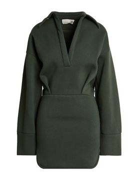 Minivestido Mujer Verde militar XS Mujer