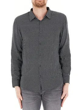 Camicia in viscosa ANTRACITE XL - Armani exchange - FashionsVida