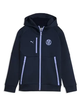 Kapuzensweatshirt Kinder OM 2026/27 - Bleu - unisex - Size: 8 ans - Puma - FashionsVida