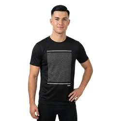 T-shirt à Manches Courtes Print 10276314 Black M