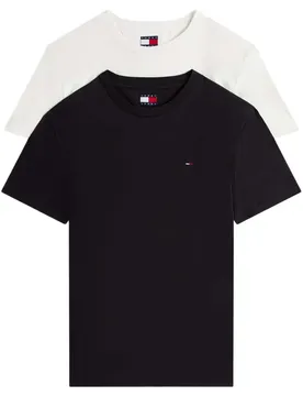 T-shirt à Manches Courtes Dm0dm20687 2 Unités Black / Ecru S