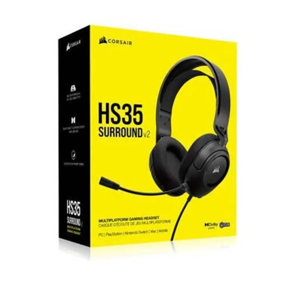 Casque Gaming Hs35 V2 Silver One Size unisex - CORSAIR - FashionsVida