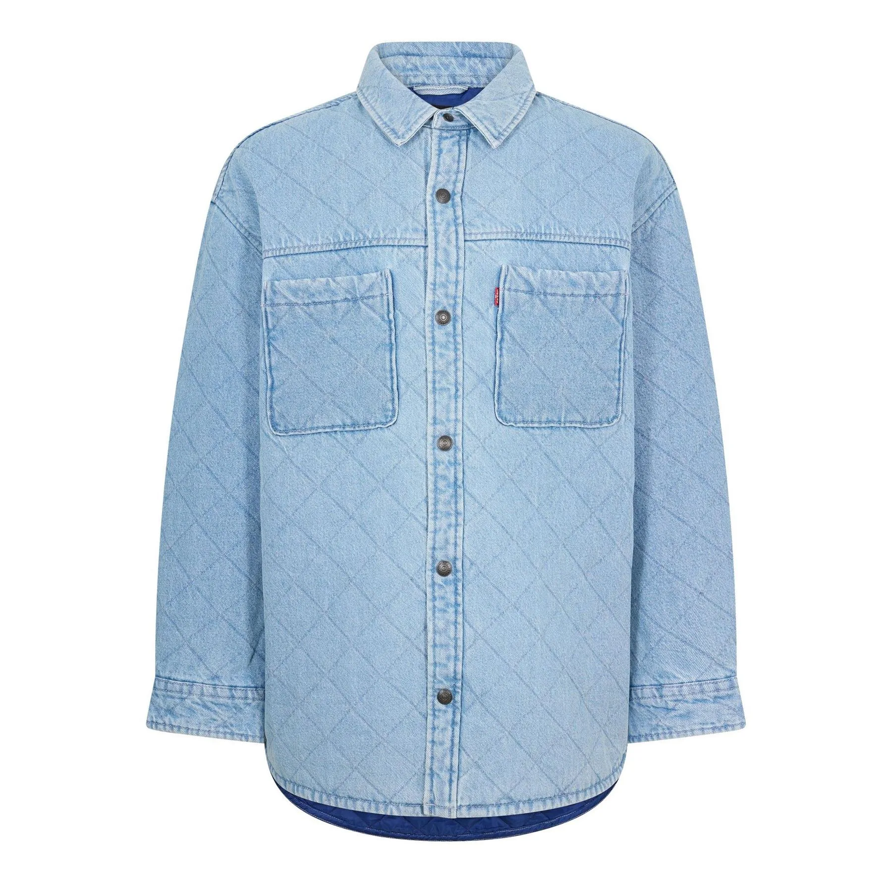 Levi'S Mens Ingleside Overshirt Badu Stone In Stonewash - Blue - Size Medium - Levis - FashionsVida