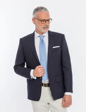 Americana de hombre regular micro dibujo en - Wickett Jones - FashionsVida