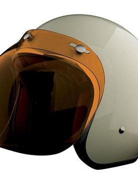 Visiera Arancio a Bolla 3 Bottoni per Casco PEARL taglia unica