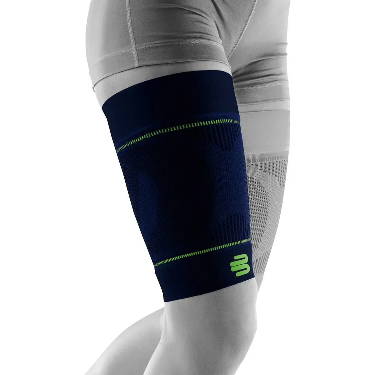 Compression Upper Leg Long Strümpfe, blau XL - Bauerfeind Sports - FashionsVida