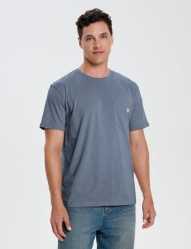 Sinsay - T-shirt in cotone - blu
