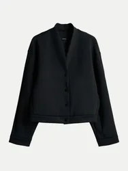 Kurzjacke Ulissa aus Scuba Sweat Schwarz 38