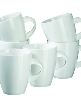 Mäser Kaffeebecher 40 cl, Porzellan LA MUSICA beige - Maser - FashionsVida