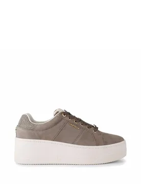 Women's 'Connected' Suede Trainers in Grey Size: 5 - Grey - Size: 5 - Carvela - FashionsVida