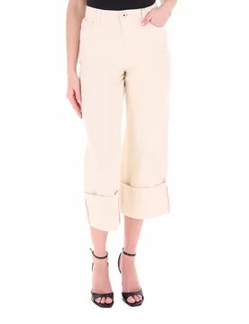 Pantalone in cotone CREMA 42 - WEEKEND MAX MARA - FashionsVida