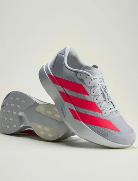 Scarpe adizero EVO SL 39 1/3 Silver Metallic / Lucid Red / Iron Metallic - Adidas - FashionsVida