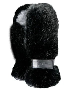 Moufles Black / Black One Size