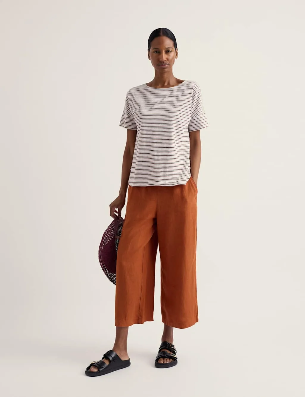 Pure Cotton Striped T-Shirt Multi female - Seasalt cornwall - FashionsVida