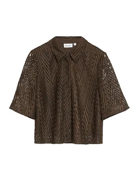 Comma Blouse marron 42 - Comma - FashionsVida
