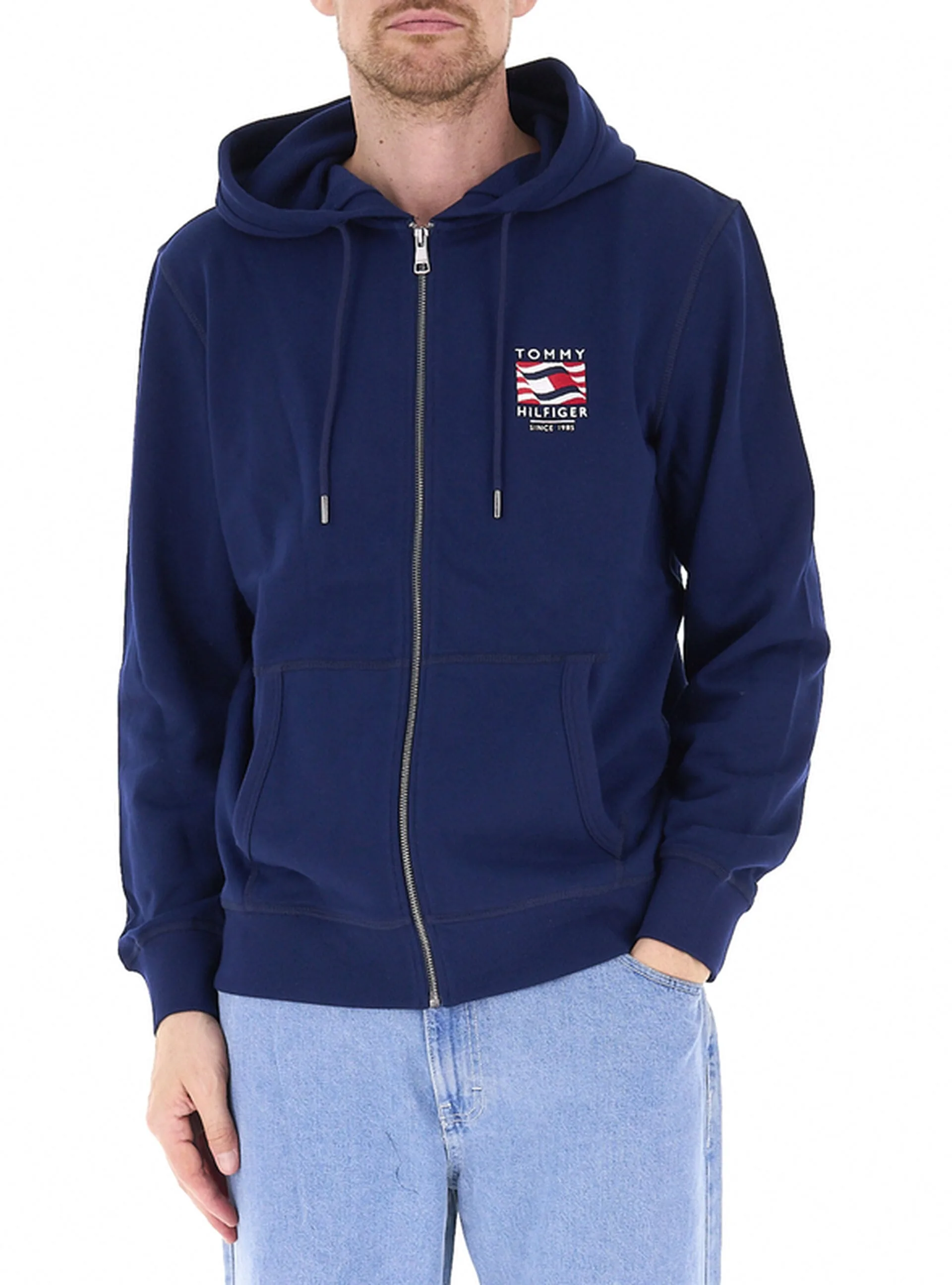Felpa con cappuccio BLU NAVY M - Tommy hilfiger - FashionsVida