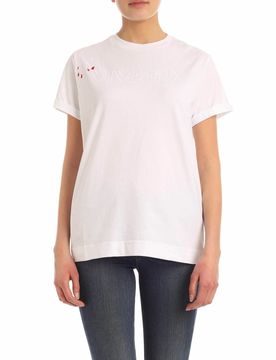 T-shirt Vivietta Hand bianca