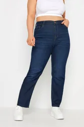 Straight Leg Jeans - Indigo - Size: 18S