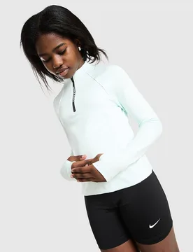 Maglia 1/2 Zip Pro Dri FIT Ragazza - Verde, verde verde Bambino taglia 13-15Y - Nike - FashionsVida