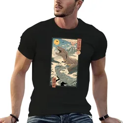 Copy of Jurassic Ukiyo-e 2 T-Shirt Soft Basic Cotton Short Sleeve Tee