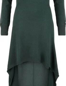 Kleid knielang - Der Hobbit - Mirkwood Collection - S bis M - für Damen - Größe S - dunkelgrün - EMP exklusives Merchandise! - Frauen - female - Der Herr der Ringe - FashionsVida