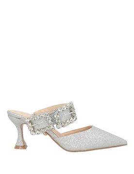 Mules & Clogs Damen Silber 36,37,38,39 Damen