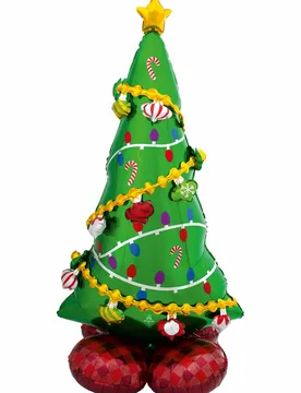 AirLoonz Riesenballon Weihnachtsbaum 149 x 78 cm stehend - RIETHMULLER - FashionsVida