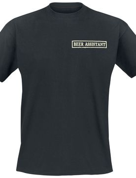 T-Shirt - GMC Patch - Beer Assistant - L bis XXL - für Männer - Größe XXL - schwarz - Lizenzierter Fanartikel - Männer - male