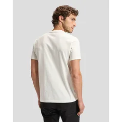 Americana Regular Tee Ecru Größe XL male