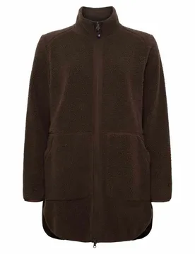 Vally Full Zip Fleece Chocolate M Women - Sea Ranch - FashionsVida