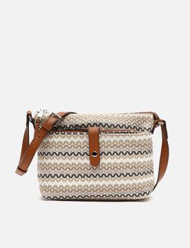 Tarvos borsa a tracolla piccola con stampa jacquard e piccolo vanity case
