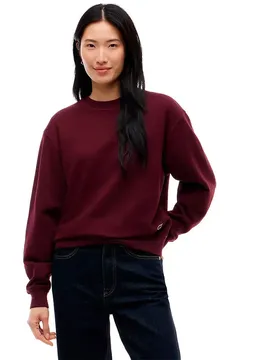 Sweat-shirt Ww0ww52355 Deep Burgundy M