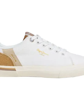 Baskets Kenton Combi Mousse White EU 36 - Pepe jeans - FashionsVida