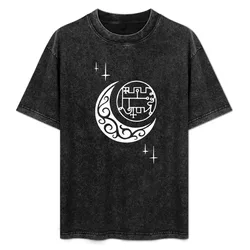 Helluva Boss - Grimoire Symbol White T-Shirt Anti-Wrinkle Short Sleeve T-Shirt