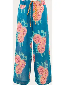 Pantalón recto de algodón - Lisa Corti - FashionsVida