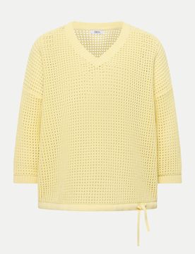 Cecil Pullover Crochet Gelb XXL