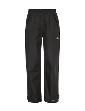 Women's Tutula Waterproof Trousers in Black Size: XS - Black - Size: XS - Trespass - FashionsVida