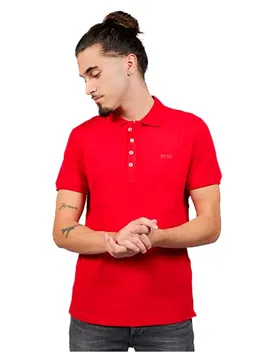 Polo A Maniche Corte Heal Hd Red L