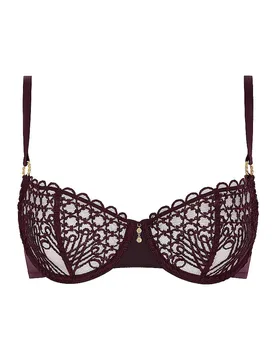 BH mit Bügel ELOGE DU DESIR deep berry beere 80B damen - Aubade - FashionsVida
