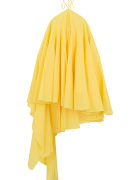 Asymmetrical Mini Trapeze Dress