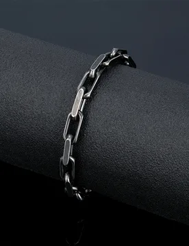 Men's Vintage Classic Bracelet Boy's Simple Stainless Steel Grey Hand Made Chain Punk Rock Hand Jewelry Male Accessories Gifts - Aliexpress - FashionsVida